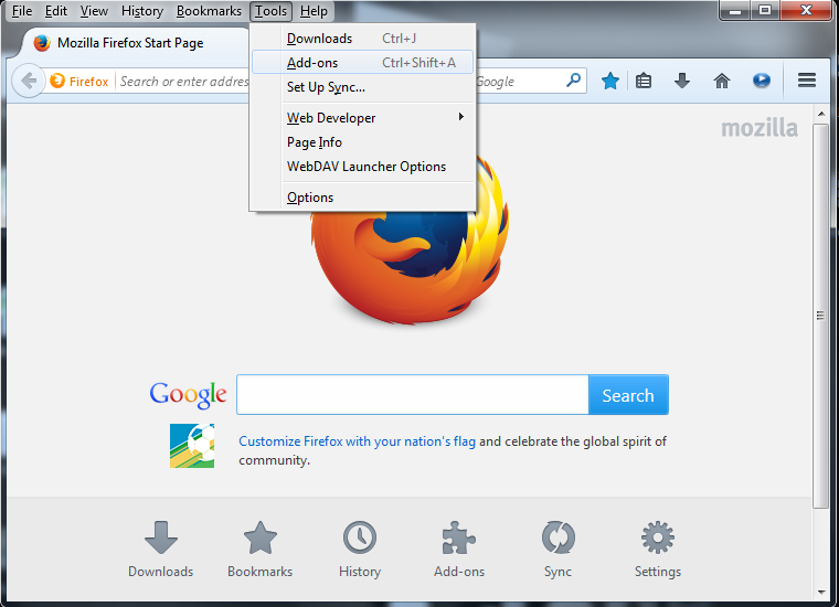 shockwave flash for firefox download